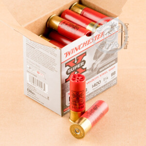 Photograph showing detail of 12 GAUGE WINCHESTER SUPER-X XPERT HV 3" 1-1/4 OZ #BB STEEL SHOT (25 ROUNDS)