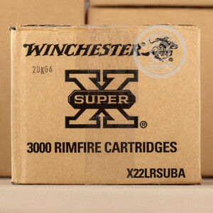 Image of 22 LR - 40 Grain Subsonic LHP - Winchester Super-X - 50 Rounds