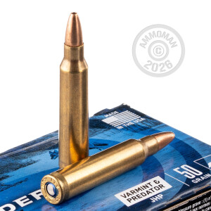 Image of the 223 REMINGTON FEDERAL AMERICAN EAGLE 50 GRAIN JHP (20 ROUNDS) available at AmmoMan.com.