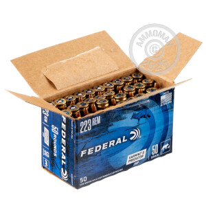 Image of the 223 REMINGTON FEDERAL AMERICAN EAGLE 50 GRAIN JHP (20 ROUNDS) available at AmmoMan.com.
