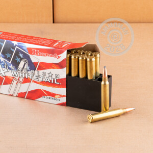 Photograph showing detail of 300 WIN MAG HORNADY AMERICAN WHITETAIL 150 GRAIN INTERLOCK SP (200 ROUNDS)