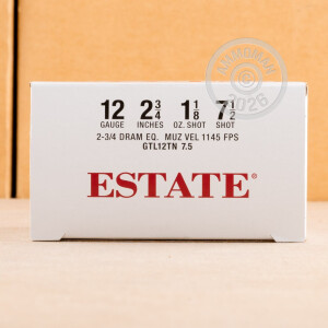  ammo made by Estate Cartridge with a 2-3/4" shell.