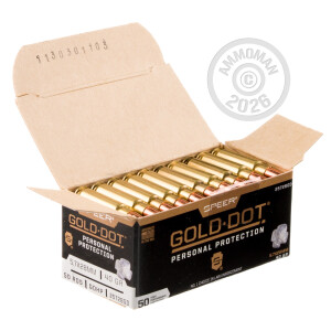 Photograph showing detail of 5.7X28MM SPEER GOLD DOT 40 GRAIN JHP (500 ROUNDS)