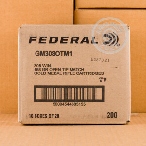 An image of 308 / 7.62x51 ammo made by Federal at AmmoMan.com.