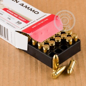 Image of Veteran Ammo 9mm Luger pistol ammunition.