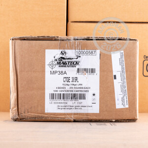 Image of 38 SPECIAL MAGTECH SHOOTIN' SIZE 158 GRAIN LRN (1000 ROUNDS)