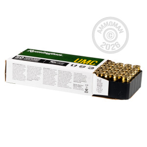 Image of the 45 ACP REMINGTON UMC 230 GRAIN JHP (500 ROUNDS) available at AmmoMan.com.