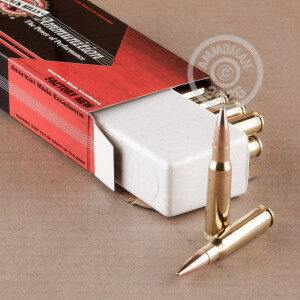 Photograph showing detail of 308 BLACK HILLS MATCH 168 GRAIN HPBT (20 ROUNDS)