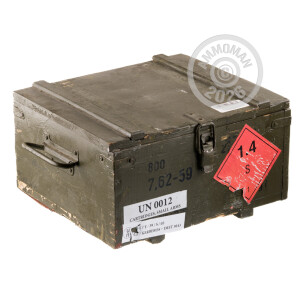 Image of the 7.62X54R SELLIER & BELLOT MILITARY SURPLUS 148 GRAIN FMJ (800 ROUNDS IN HERMETICALLY SEALED CASE) *CORROSIVE* available at AmmoMan.com.