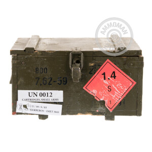 Photo detailing the 7.62X54R SELLIER & BELLOT MILITARY SURPLUS 148 GRAIN FMJ (800 ROUNDS IN HERMETICALLY SEALED CASE) *CORROSIVE* for sale at AmmoMan.com.