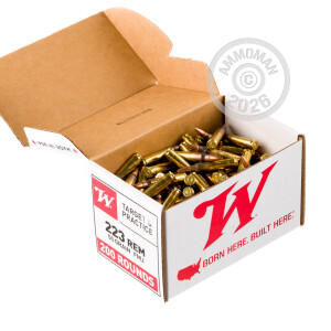 223 Rem Ammo at AmmoMan.com - Winchester USA 55 Grain FMJ - 800 Rounds
