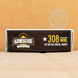 Image of the 308 ARMSCOR 147 GRAIN FMJ (200 ROUNDS) available at AmmoMan.com.