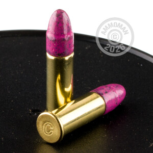  rounds of .22 Long Rifle ammo with Lead Round Nose (LRN) bullets made by CCI.