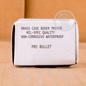 A photo of a box of Global Ordnance ammo in 5.56x45mm.