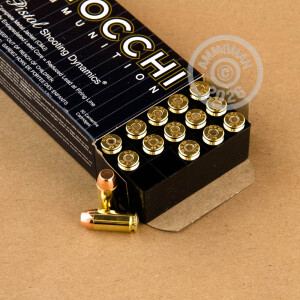 Photo detailing the .40 S&W FIOCCHI 180 GRAIN CMJ (50 ROUNDS) for sale at AmmoMan.com.