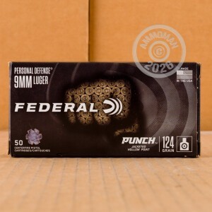 Image of 9MM FEDERAL PUNCH 124 GRAIN JHP (500 ROUNDS)