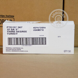  rounds ideal for hunting turkey.