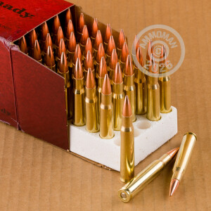 Photograph showing detail of 30-06 SPRINGFIELD HORNADY M1 GARAND 150 GRAIN FMJ (200 ROUNDS)
