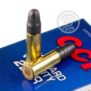 Image of the 22 LR CCI STANDARD VELOCITY 40 GRAIN LRN (500 ROUNDS) available at AmmoMan.com.