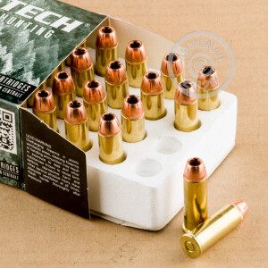 Photograph showing detail of 44 REMINGTON MAGNUM MAGTECH 200 GRAIN SOLID COPPER HOLLOW POINT (20 ROUNDS)