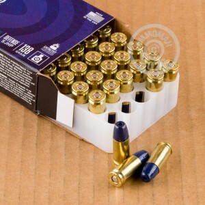 A photograph detailing the 9mm Luger ammo with segmented hollow point bullets made by Federal.