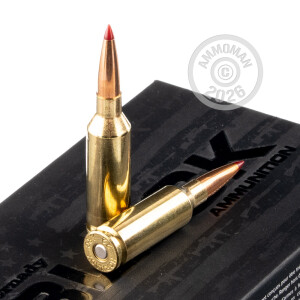 Photo detailing the 22 ARC HORNADY BLACK 75 GRAIN ELD MATCH (20 ROUNDS) for sale at AmmoMan.com.