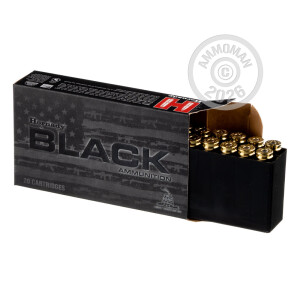 Photo detailing the 22 ARC HORNADY BLACK 75 GRAIN ELD MATCH (20 ROUNDS) for sale at AmmoMan.com.