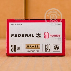 Image of 38 Special ammo by Federal that's ideal for training at the range.