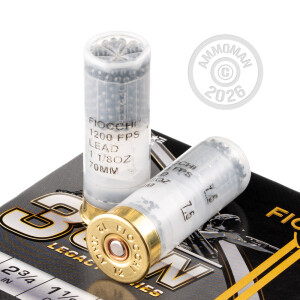 Photograph showing detail of 12 GAUGE FIOCCHI 3 GUN MATCH 2-3/4" 1-1/8 OZ. #7.5 SHOT (250 ROUNDS)