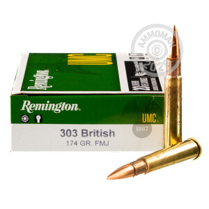 Image of .303 BRITISH REMINGTON UMC 174 GRAIN MC (20 ROUNDS)