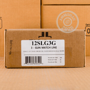 Image of the 12 GAUGE FIOCCHI 3 GUN MATCH 2-3/4" 7/8 OZ. RIFLED SLUG (10 ROUNDS) available at AmmoMan.com.