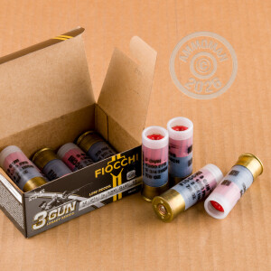 Image of the 12 GAUGE FIOCCHI 3 GUN MATCH 2-3/4" 7/8 OZ. RIFLED SLUG (10 ROUNDS) available at AmmoMan.com.