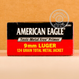 Image of the 9MM FEDERAL 124 GRAIN TMJ (1000 ROUNDS) available at AmmoMan.com.