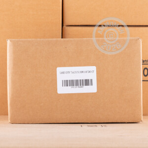 Image of Lake City 308 / 7.62x51 rifle ammunition.