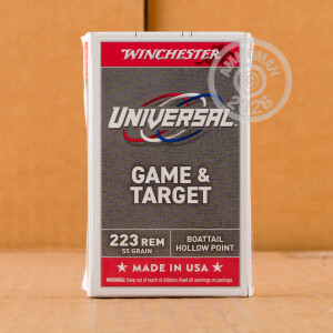 An image of 223 Remington ammo made by Winchester at AmmoMan.com.