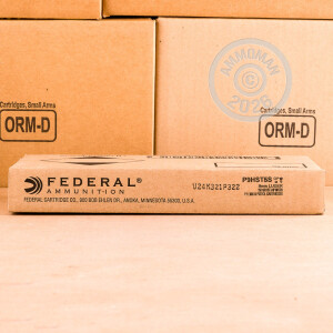Photo detailing the 9MM FEDERAL PERSONAL DEFENSE MICRO HST 150 GRAIN JHP (200 ROUNDS) for sale at AmmoMan.com.