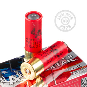 Photograph showing detail of 12 GAUGE HORNADY AMERICAN WHITETAIL 2-3/4" 1 OZ. RIFLED SLUG (5 ROUNDS)