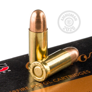 Photograph showing detail of 25 ACP PMC BRONZE 50 GRAIN FMJ (50 ROUNDS)