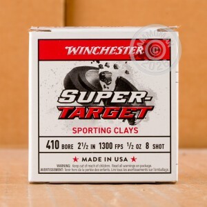  rounds ideal for shooting clays.