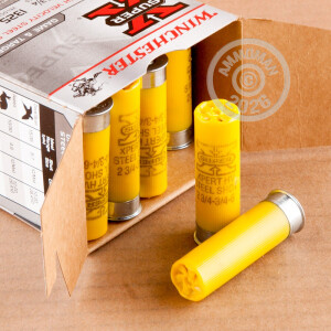 Photo detailing the 20 GAUGE WINCHESTER XPERT HIGH VELOCITY 2-3/4" 3/4 OZ. #6 STEEL (100 ROUNDS) for sale at AmmoMan.com.