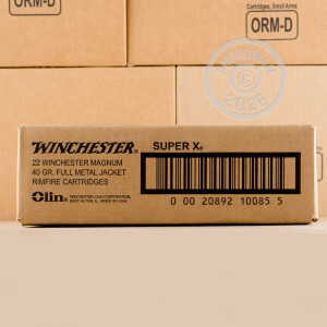 Image of 22 WMR WINCHESTER SUPER-X 40 GRAIN FMJ (2000 ROUNDS)