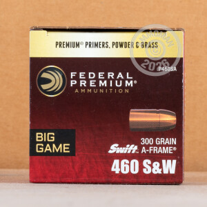Image of 460 S&W FEDERAL VITAL-SHOK 300 GRAIN SWIFT A -FRAME (20 ROUNDS)