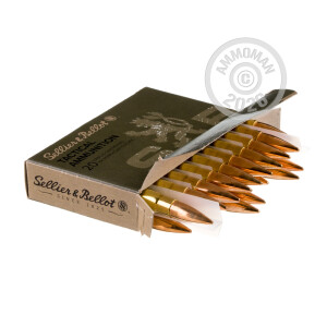 Photograph showing detail of 300 AAC BLACKOUT SELLIER & BELLOT 147 GRAIN FMJ (20 ROUNDS)