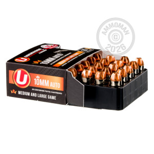 Image of 10mm pistol ammunition at AmmoMan.com.