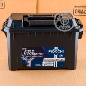 Image of the 12 GAUGE FIOCCHI 2-3/4" 9 PELLETS #1 BUCKSHOT (80 ROUNDS IN FIELD BOX) available at AmmoMan.com.