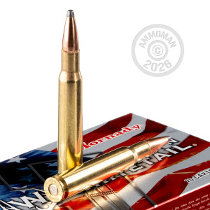 Photograph showing detail of 30-06 SPRINGFIELD HORNADY AMERICAN WHITETAIL 180 GRAIN INTERLOCK SP (200 ROUNDS)