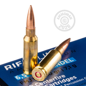Image of Prvi Partizan 6.5 Grendel rifle ammunition.