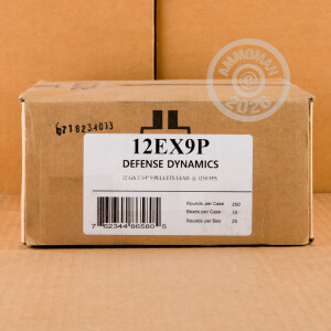 Photo detailing the 12 GAUGE FIOCCHI 2-3/4" 9 PELLETS #1 BUCKSHOT (25 ROUNDS) for sale at AmmoMan.com.