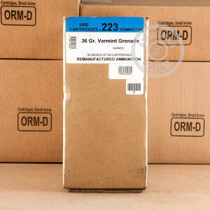 Image of 223 REMINGTON BLACK HILLS REMANUFACTURED 36 GRAIN HP VARMINT GRENADE (50 ROUNDS)