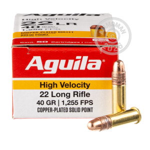 Image of the 22 LR AGUILA SUPER EXTRA 40 GRAIN CPRN (2000 ROUNDS) available at AmmoMan.com.
